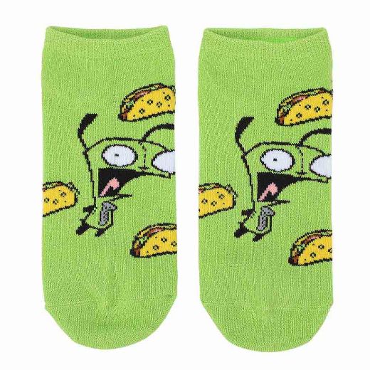 Picture of Invader Zim Characters 5 Pair Ankle Socks