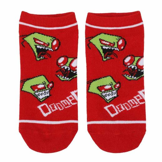 Picture of Invader Zim Characters 5 Pair Ankle Socks