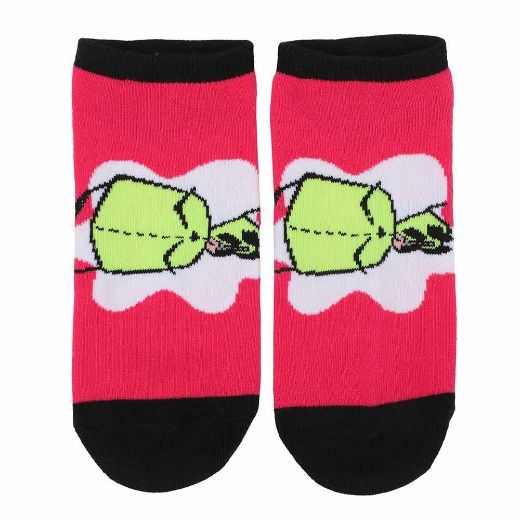 Picture of Invader Zim Characters 5 Pair Ankle Socks