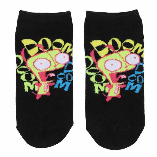 Picture of Invader Zim Characters 5 Pair Ankle Socks