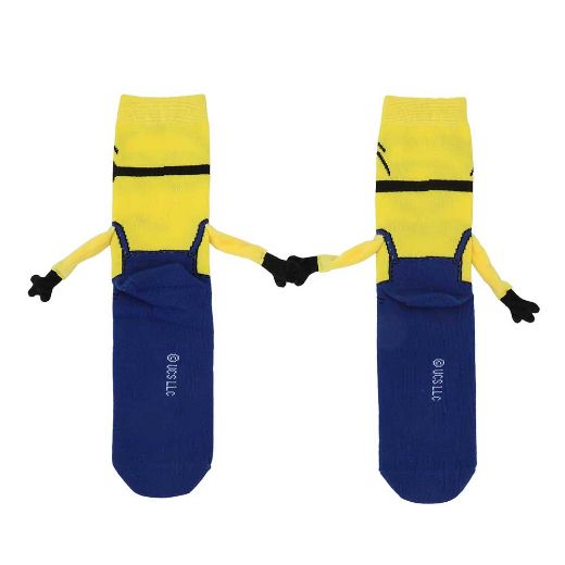 Picture of Minions Stewart & Kevin Magnetic 3D Crew Socks