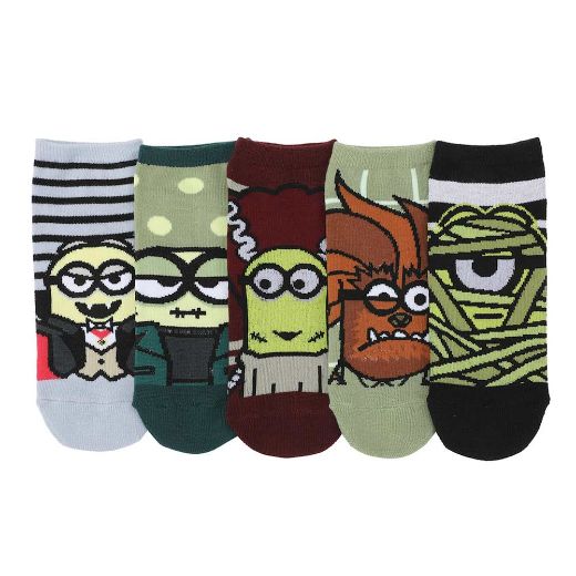 Picture of Minions Monsters 5 Pair Ankle Socks