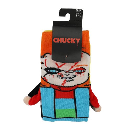 Picture of Chucky & Tiffany 3D Juniors's Crew Socks