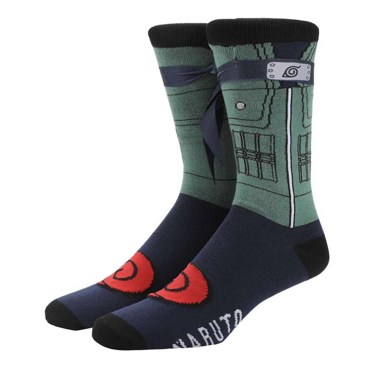 Picture of Naruto Shippuden Kakashi Cosplay Crew Socks