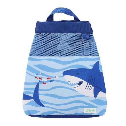 Picture of Little Me Shark Toddler Bucket Hat, Bag & Sunglasses Set