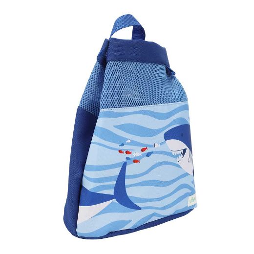 Picture of Little Me Shark Toddler Bucket Hat, Bag & Sunglasses Set