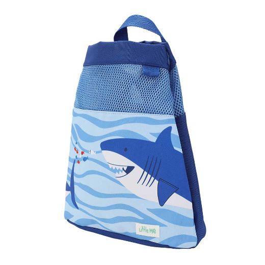 Picture of Little Me Shark Toddler Bucket Hat, Bag & Sunglasses Set