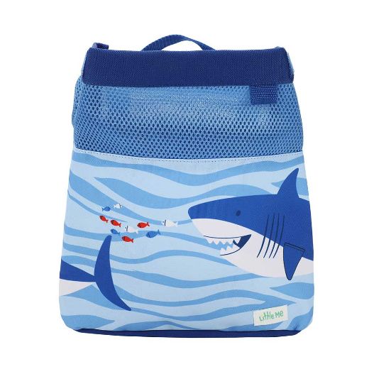 Picture of Little Me Shark Toddler Bucket Hat, Bag & Sunglasses Set