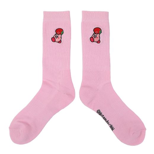 Picture of Kirby Dream Buffet Pink Crew Socks