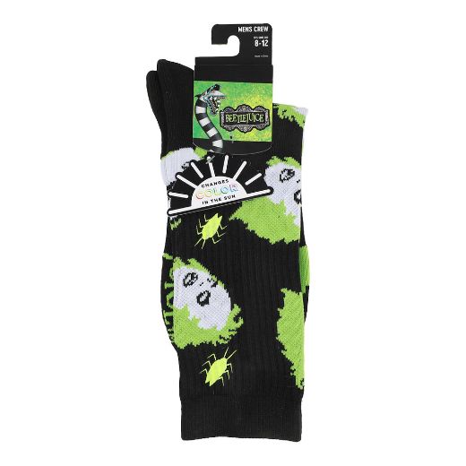 Picture of Beetlejuice Color Changing Crew Sock