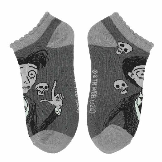 Picture of Tim Burton's Corpse Bride Junior's 5 Pair Ankle Socks