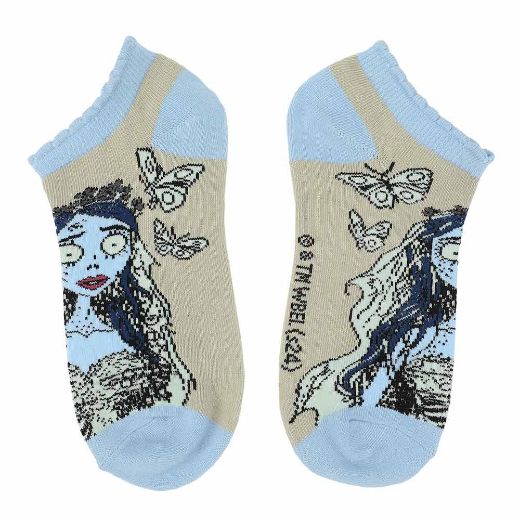 Picture of Tim Burton's Corpse Bride Junior's 5 Pair Ankle Socks