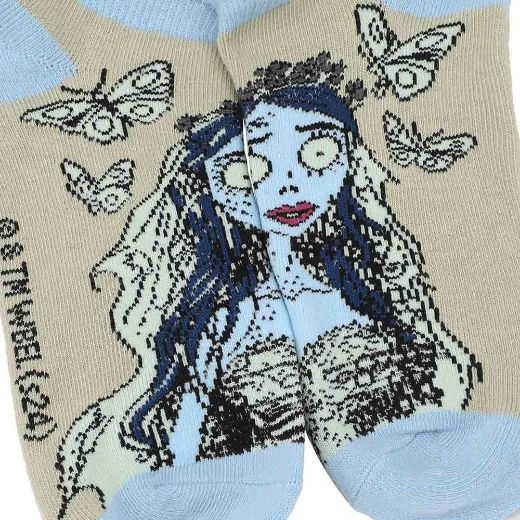 Picture of Tim Burton's Corpse Bride Junior's 5 Pair Ankle Socks