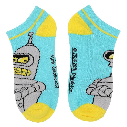 Picture of Futurama 5 Pair Ankle Socks