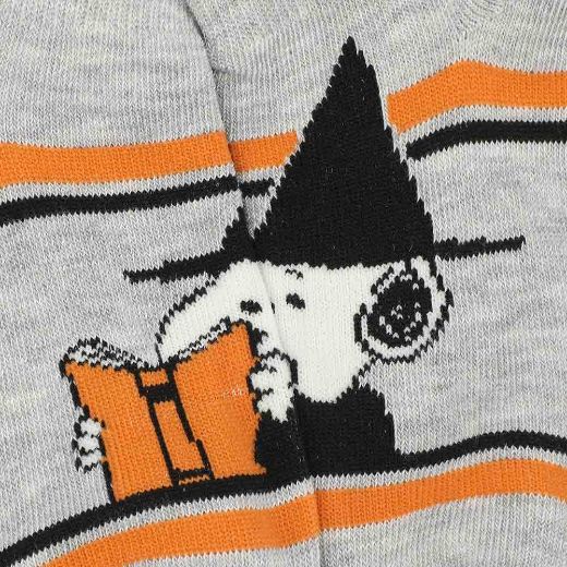 Picture of Peanuts Halloween Youth 6 Pair Ankle Socks