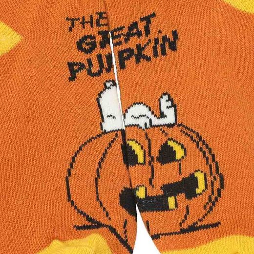 Picture of Peanuts Halloween Youth 6 Pair Ankle Socks