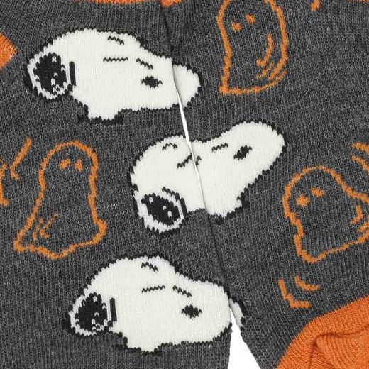 Picture of Peanuts Halloween Youth 6 Pair Ankle Socks