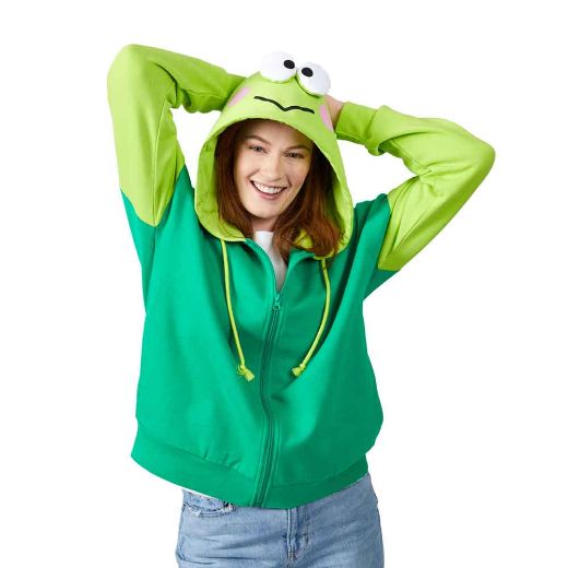 Picture of Keroppi Juniors Cosplay Zip-up Hoodie
