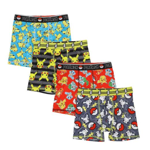 Picture of Pokemon AOP Youth 4 pc. Boxer Briefs