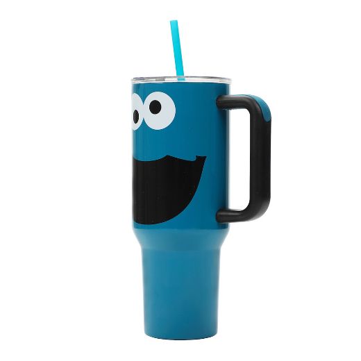 Picture of Sesame Street Cookie Monster 40 oz. Stainless Steel Tumbler