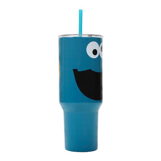 Picture of Sesame Street Cookie Monster 40 oz. Stainless Steel Tumbler