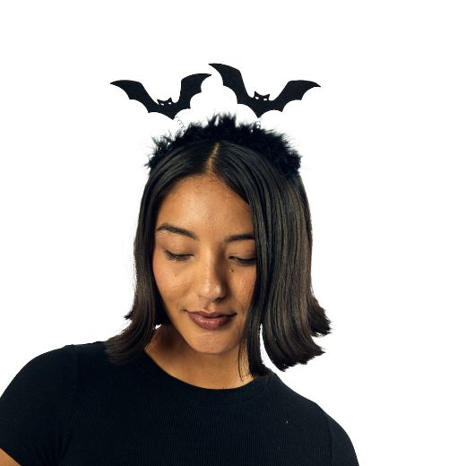 Picture of Bioworld Halloween Bats & Pumpkins Headbands