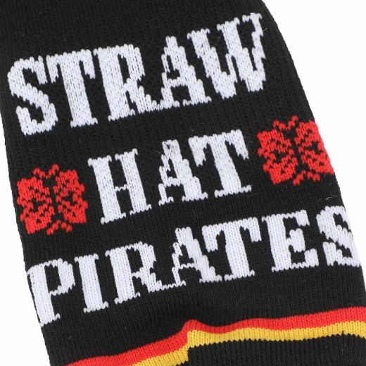 Picture of One Piece Straw Hat Pirates Adult 3 Pair Crew Socks
