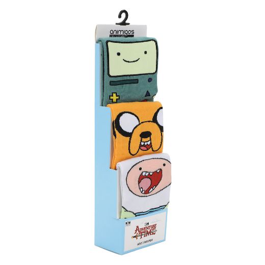 Picture of Adventure Time 3 Pair Animigos 360 Character Crew Socks