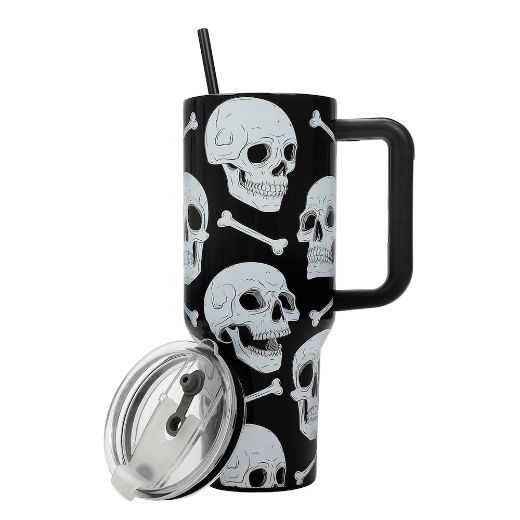 Picture of Bioworld Skulls 40 oz. Stainless Steel Tumbler