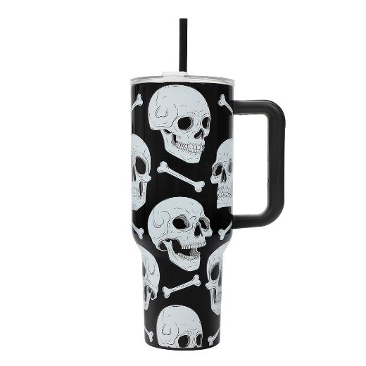 Picture of Bioworld Skulls 40 oz. Stainless Steel Tumbler