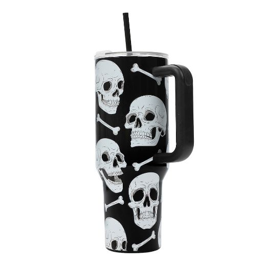 Picture of Bioworld Skulls 40 oz. Stainless Steel Tumbler