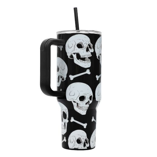 Picture of Bioworld Skulls 40 oz. Stainless Steel Tumbler