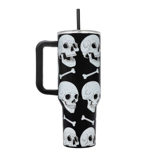 Picture of Bioworld Skulls 40 oz. Stainless Steel Tumbler
