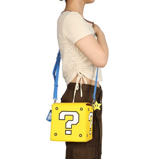 Picture of Super Mario Mystery Block Shaped Crossbody