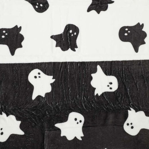 Picture of Bioworld Halloween Ghosts Fleece Throw Blanket