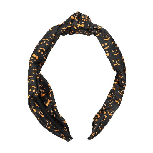 Picture of Bioworld Halloween Jack-O-Lantern Headband & Scrunchie Set