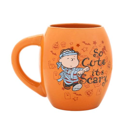 Picture of Peanuts So Cute its Scary 18 oz Oval Ceramic Coffee Mug