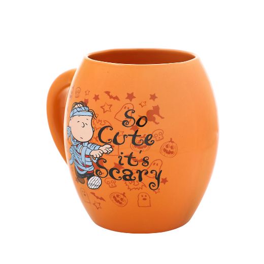 Picture of Peanuts So Cute its Scary 18 oz Oval Ceramic Coffee Mug