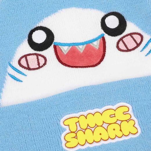 Picture of LankyBox Thicc Shark Youth 3D Beanie & Gloves Combo
