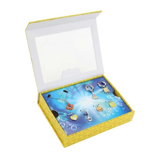 Picture of SpongeBob SquarePants Interchangeable Charm Necklace & Earring Set 