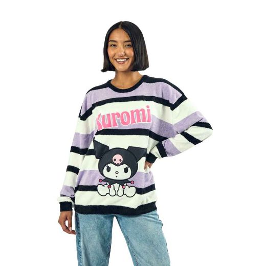 Picture of Kuromi Textured Juniors Oversized Sweater