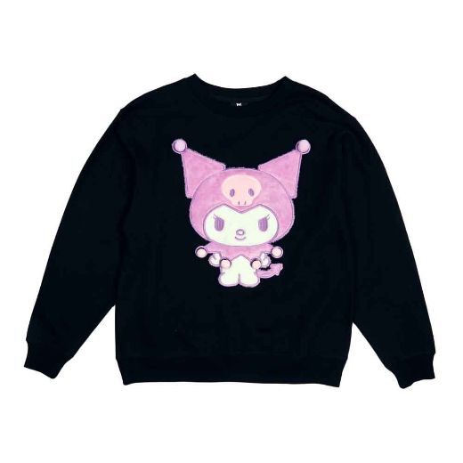 Picture of Kuromi 3D Pom Poms Juniors Oversized Sweatshirt