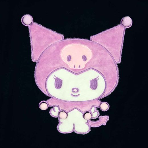 Picture of Kuromi 3D Pom Poms Juniors Oversized Sweatshirt
