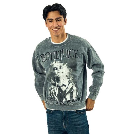 Picture of Beetlejuice The Ghost with the Most Distressed Unisex Sweatshirt
