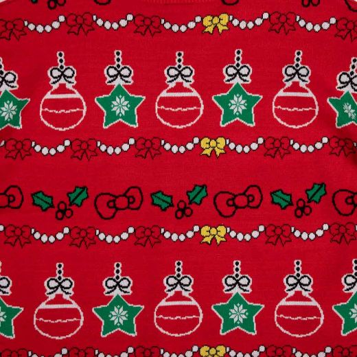 Picture of Hello Kitty & Mimmy Happy Holidays Juniors Oversized Sweater