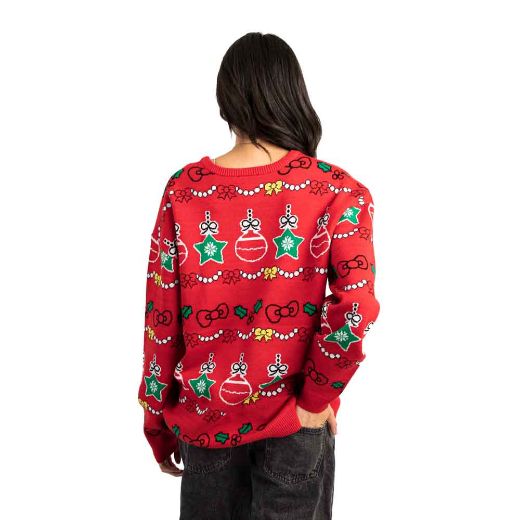 Picture of Hello Kitty & Mimmy Happy Holidays Juniors Oversized Sweater