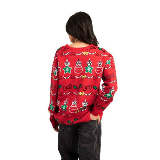 Picture of Hello Kitty & Mimmy Happy Holidays Juniors Oversized Sweater