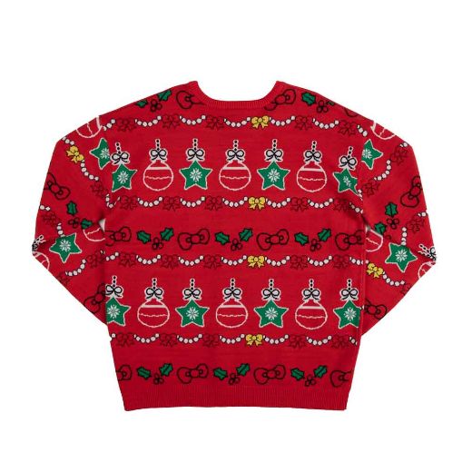 Picture of Hello Kitty & Mimmy Happy Holidays Juniors Oversized Sweater