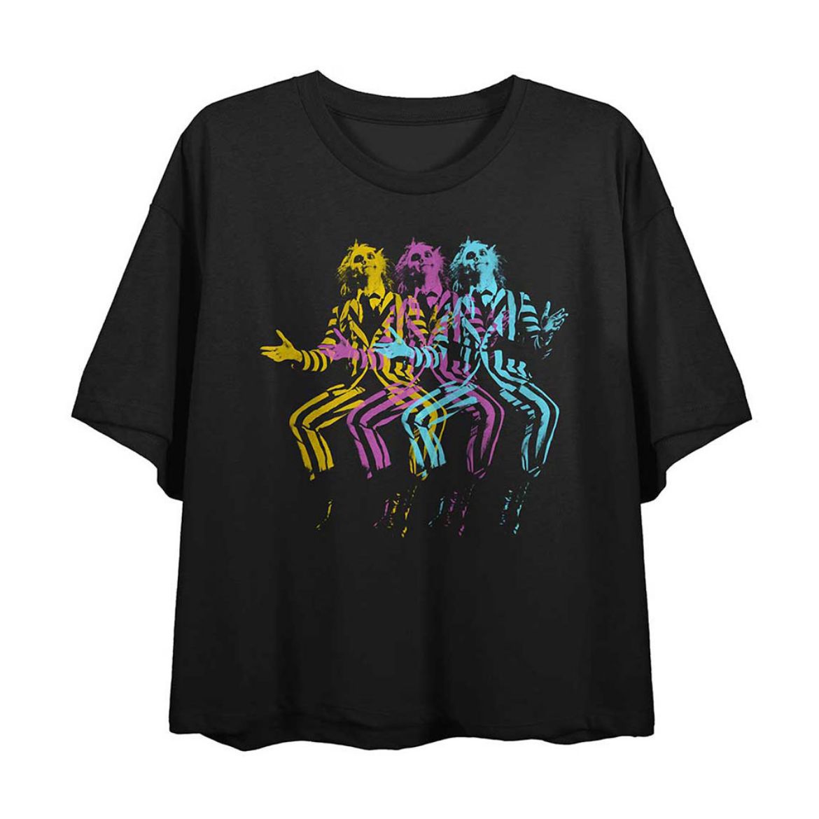 Picture of Beetlejuice Illusion Crop Tee