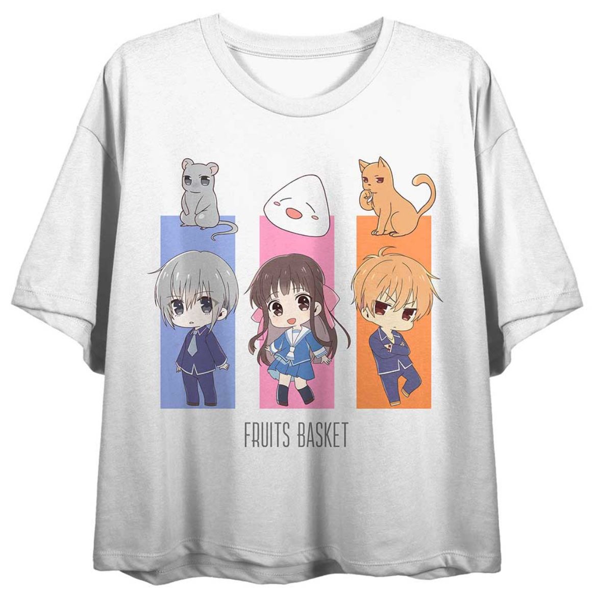 Picture of Fruit Basket Characters Crop Tee